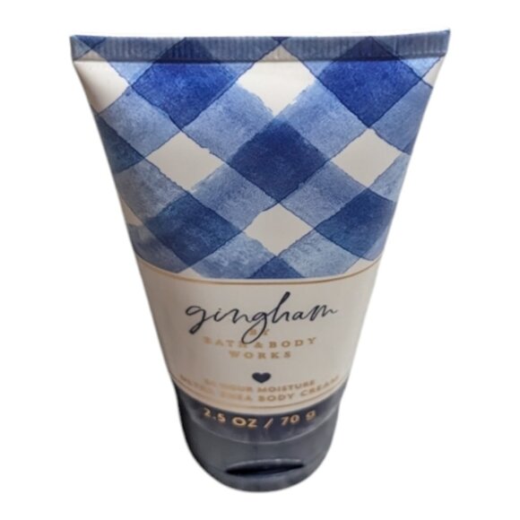 BATH & BODY WORKS Gingham ULTIMATE HYDRATION BODY CREAM 2.5oz NEW TRAVEL SIZE - Picture 6 of 7